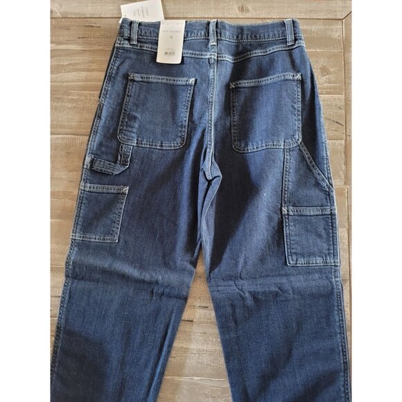 Free Assembly Wide Leg Carpenter Jeans Girls Size 16 New With Tag - Picture 6 of 9